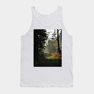 Forest Path in Fall Tank Top